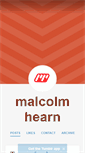 Mobile Screenshot of malcolmhearn.org